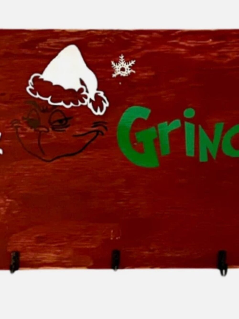 Merry Grinchmas Stocking Holder - Stocking Hanger - Grinch